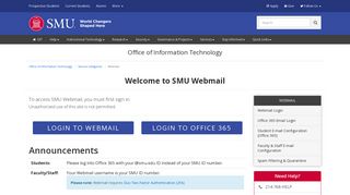 SMU Webmail - SMU