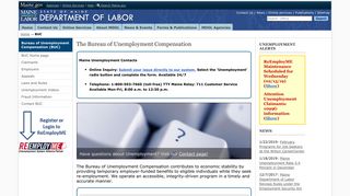 MDOL: Unemployment Home page - Maine.gov