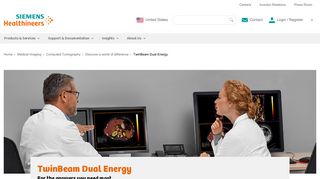 TwinBeam Dual Energy - Siemens Healthineers USA