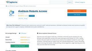 dualmon Remote Access Reviews and Pricing - 2019 - Capterra