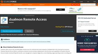 dualmon Remote Access Reviews and Pricing 2019 - SourceForge