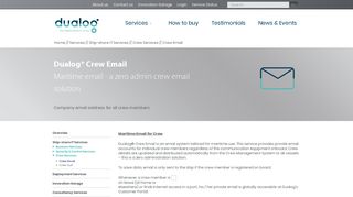 Crew Email | Dualog