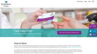 Duane Reade Pharmacy Prices | ScriptSave WellRx