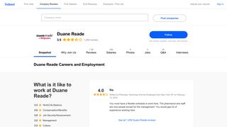 Duane Reade Careers and Employment | Indeed.com