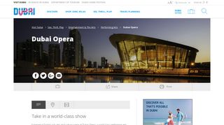 Dubai Opera | Downtown Dubai's arts and culture destination