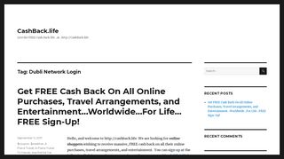 Dubli Network Login – CashBack.life
