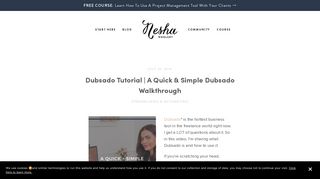 Dubsado Tutorial | A Quick & Simple Dubsado Walkthrough — Nesha ...