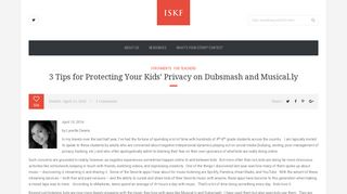 3 Tips for Protecting Your Kids' Privacy on Dubsmash and Musical.ly ...