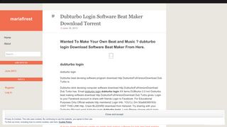 Dubturbo Login Software Beat Maker Download Torrent | mariafirest