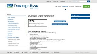 Business Online Banking › Dubuque Bank & Trust