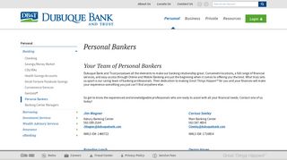 Personal Bankers › Dubuque Bank & Trust