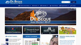 Home - De Beque Joint District No. 49