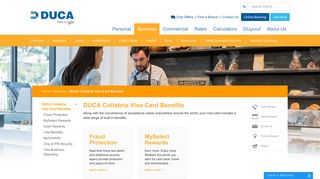 DUCA Credit Union Ltd. - DUCA Collabria Visa Card Benefits