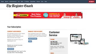 Subscriber Services, Eugene, Ore. - The Register-Guard