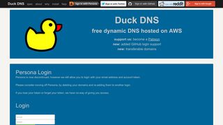 free dynamic DNS hosted on AWS - Duck DNS