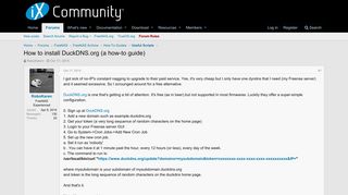 How to install DuckDNS.org (a how-to guide) | FreeNAS Community ...