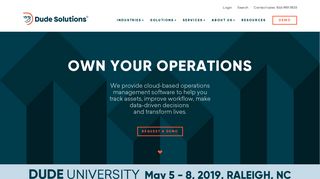 Dude Solutions: Operations Management Software
