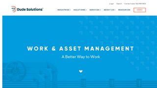 Work and Asset Management Software | Dude Solutions