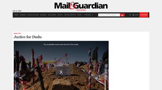 Multimedia Video: Justice for Dudu - Mail & Guardian