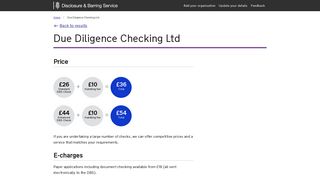 Due Diligence Checking Ltd - Home Office Umbrella Body Search