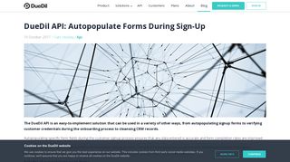 DueDil API: Autopopulate Forms During Sign-Up | DueDil