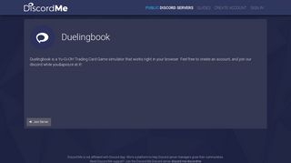 Duelingbook - Discord Me
