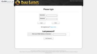 Please login - Dugi Guides
