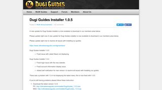 Dugi Guides Installer 1.0.5 | Dugi Guides™