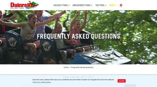 FAQ - Duinrell.com