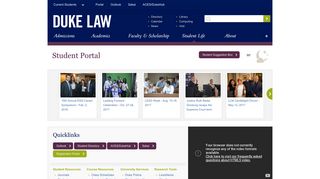 Student Portal | Duke University School of Law