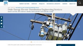 Duke Energy Electric Distribution Engineering Services | KCI