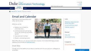 Email and Calendar | Duke University OIT