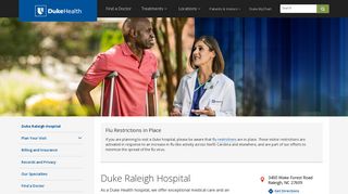 Duke Raleigh Hospital | Raleigh, NC | Duke Health