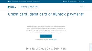 Pay Bill Online - Duke Energy