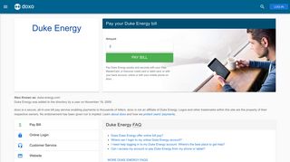 Duke Energy: Login, Bill Pay, Customer Service and Care Sign-In - Doxo