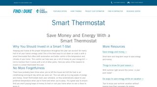 Smart Thermostat - Duke Energy