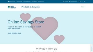Online Savings Store - Duke Energy