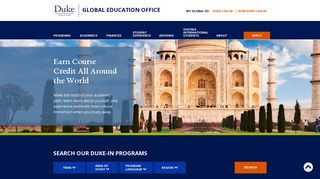 Home Page | Global Education Office - Duke University