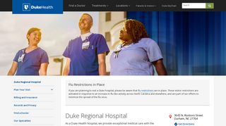 Duke Regional Hospital | Durham, NC | Duke Health