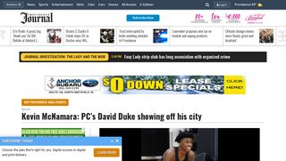 Kevin McNamara: PC's David Duke showing off his city