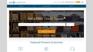Dun & Bradstreet: D&B® Credit Solutions - Credit History - Credit ...