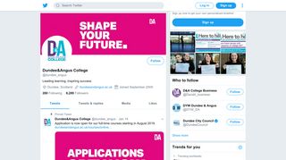 Dundee&Angus College (@dundee_angus) | Twitter