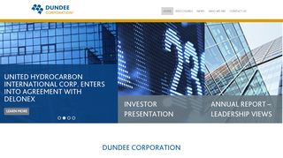 Dundee Corporation | Homepage