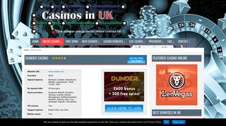 Dunder Casino | - Casinos in UK