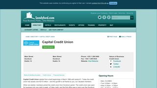 Capital Credit Union - Sandyford.com - The home of Sandyford on ...
