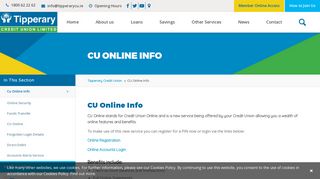 CU Online Info - Tipperary Credit Union