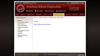 Canvas - Duneland School Corporation