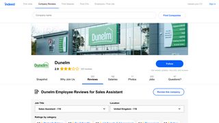 Working as a Sales Assistant at Dunelm: 115 Reviews | Indeed.co.uk