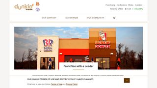 Franchising | Dunkin' Brands