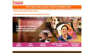 DD Careers | Dunkin' Donuts - Talent Science